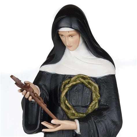Statue Heilige Rita Von Cascia Fiberglas Cm Online Verfauf Auf HOLYART