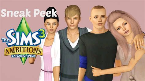 The Sims 3 Ambitions Sneak Peek Youtube