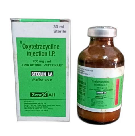 Veterinary 30ml Oxytetracycline Injection Ip At Rs 102box In Gwalior