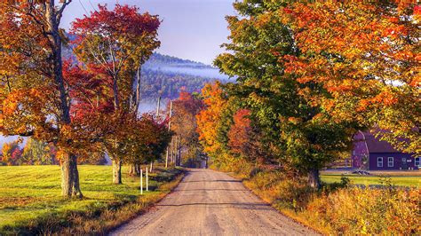 Dirt Road In Autumn Image Abyss