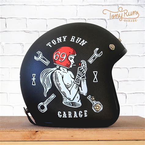 Helmets Painting Collection On Behance Vintage Helmet Motorcycle