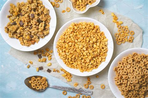 Different Kinds Of Cereals Quick Br Containing Cereal Breakfast And