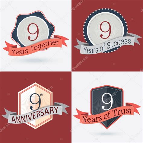 9º Aniversario 9 Años Juntos 9 Años De éxito 9 Años De Confianza
