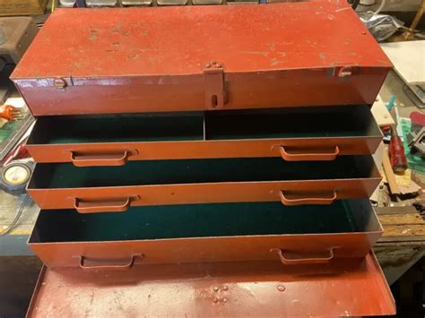 Rare Vintage Snap On K 22 3 Drawer Tool Chest Box 1930’s 249 00 Picclick