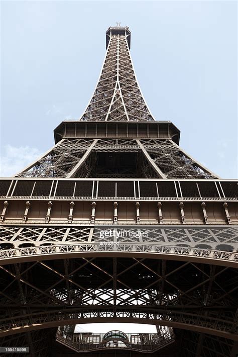 Side View Of Eiffel Tower In Paris France High Res Stock Photo Getty