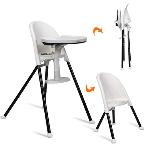 Buy Infans High Chair Folding 3 In 1 Convertible Highchair With