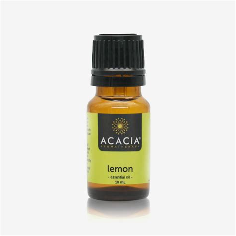 Lemon Pure Essential Oil Ml Acacia Aromatherapy
