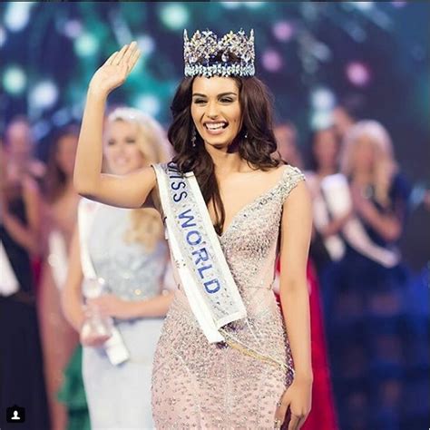 We stand united by empowering each other with our fundamental core values : Una estudiante india de medicina gana Miss World 2017 ...