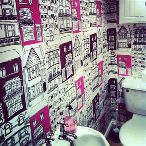 Quirky Wallpaper Is A Must Makes Bathroom Visits A Lot More
