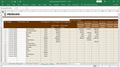 Contoh Format Laporan Penjualan Bulanan Excel Download Contoh Lengkap Gratis