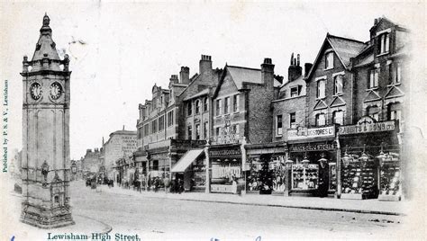 Lewisham High Street From A Postcard Dated 1906 Lewisham London