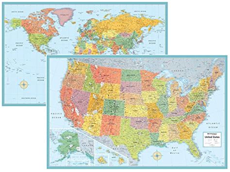 Rand Mcnally Signature United States Wall Map Laminated Map Poin