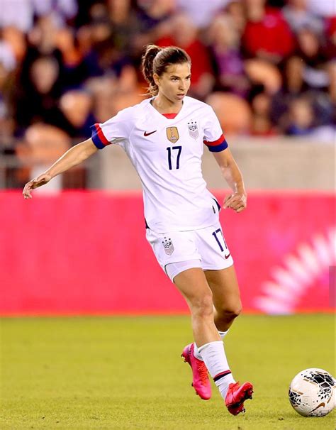 Tobin Heath 17 Of Usa Controls The Ball During The Group A Game