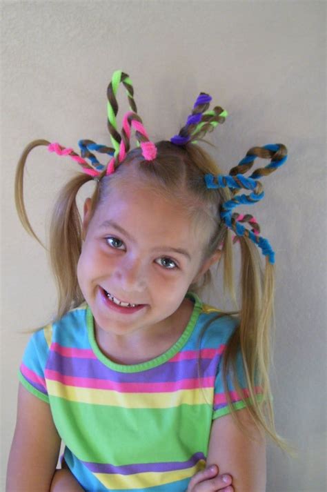 15 Crazy Hair Day Ideas For Your Lovable Daughter Human Hair Exim
