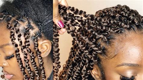 How To Individual Crochet Illusion For Short Passion Twist Looks Natural From The Scalp