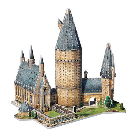 Wrebbit 3d Puzzle Harry Potter Hogwarts Great Hall 850 Pieces