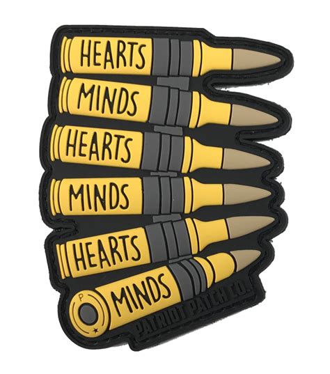 Hearts And Minds Patch Patriot Patch Company Llc