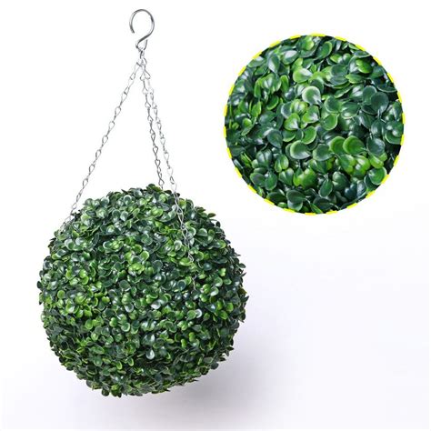 Artificial Topiary Ball Faux Boxwood Ball Indooroutdoor Artificial