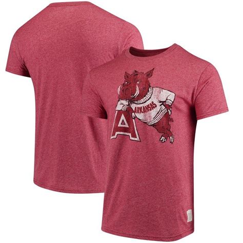 Arkansas Razorbacks Original Retro Brand School Logo Mock Twist T Shirt