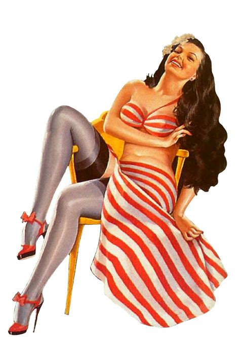 Pin Up Girl Drawings Free Download On Clipartmag