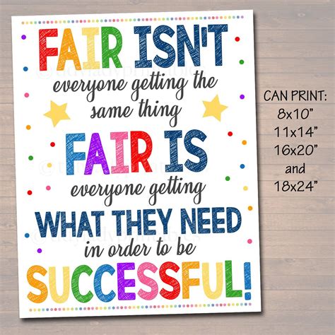 Fair Isnt Getting Same Thing To Be Successful School Counselor Office