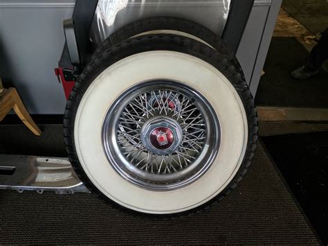 Six 18 Dayton Wire Wheels Wide Whitewall For Sale