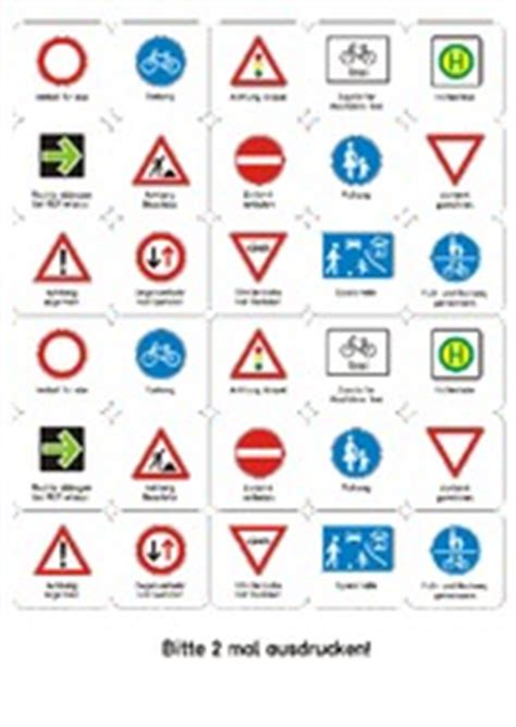 Malvorlagen zum ausdrucken ausmalbilder ampel kostenlos 1. Verkehrszeichen in der Grundschule - Bingo - Spiele - Verkehrserziehung - Sachthemen - HuS ...