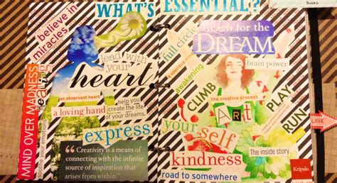 The Art Therapy Rookie Career Vision Board