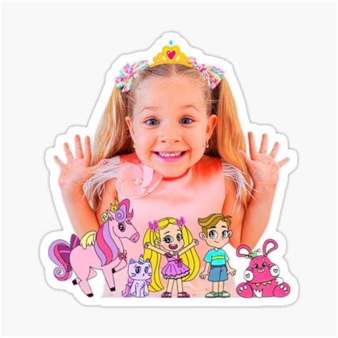 Cute The Kids Diana Show Diana And Roma Sticker By Ducany Redbubble