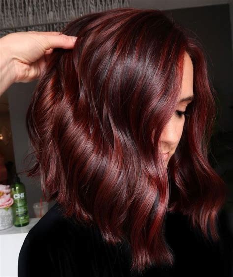 Cherry Brown Hair Color The Salon Project Nyc