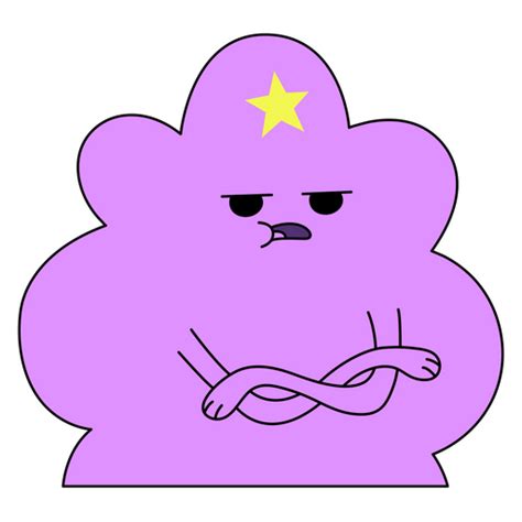 Adventure Time Lumpy Space Princess Surprised Sticker Sticker Mania