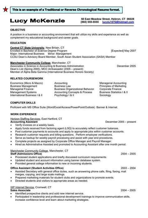 And chronology has gained more popularity than randomness. 12+ Chronological Resume Templates | MS Word, Excel & PDF ...