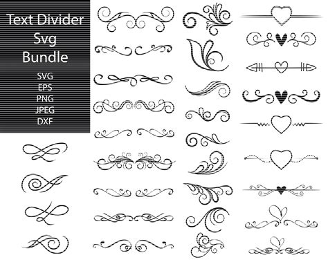 Flourish Svg Bundle Swoosh Svg Swashes Svg Swirl Svg Etsy India