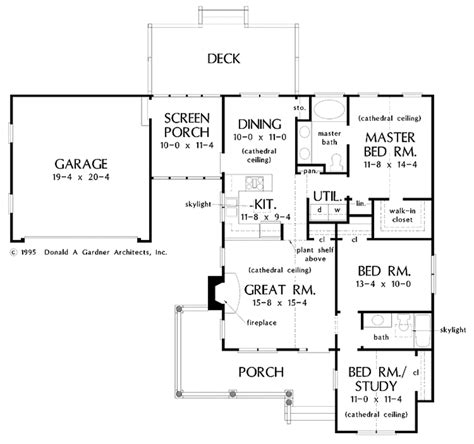 Country Style House Plan 3 Beds 2 Baths 1253 Sqft Plan 929 365