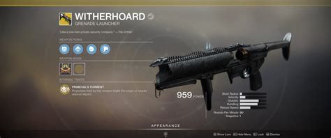 How To Get The Witherhoard Exotic In Destiny 2 Gamepur