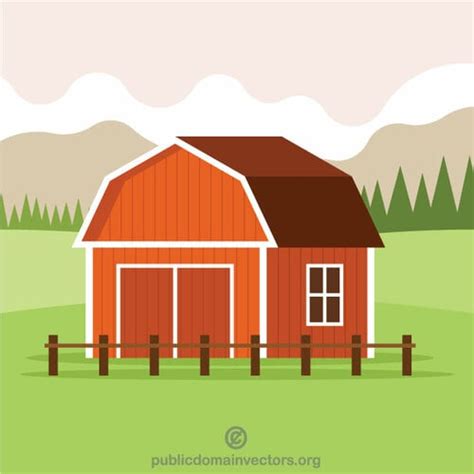 Farm Barn Public Domain Vectors