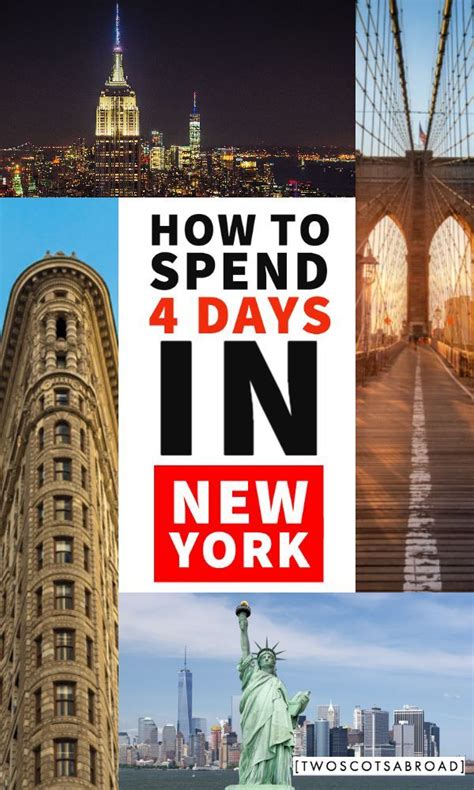 Jam Packed 4 Days In New York Itinerary Map New York Travel New
