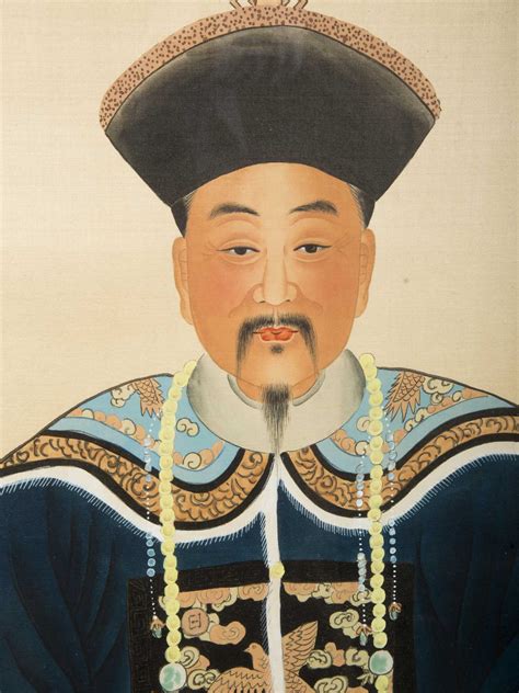 Pair Of Chinese Ancestor Portraits