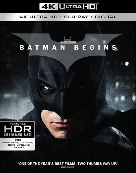 Batman Begins 4k Blu Ray Fílmico