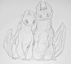 Cute baby crocodile toothless coloring pages free coloring pages. Light Fury and Toothless by Madpattii in 2019 | How to ...