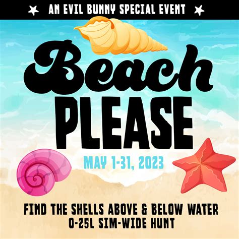 Beach Please Sim Wide Hunt May 1st May 31st ~ The Sl Enquirer