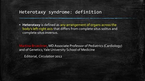Ppt Congenital Heart Defects And Heterotaxy Syndrome Powerpoint