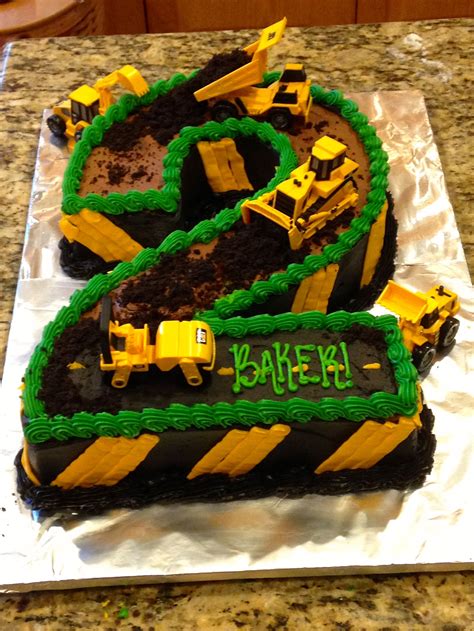 Collection by christina johns designs. Construction-themed 2nd birthday cake | Cakes | Pinterest