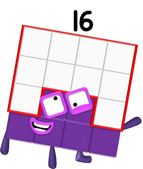 Numberblocks Silly Sixteen By Blushneki522 On Deviantart