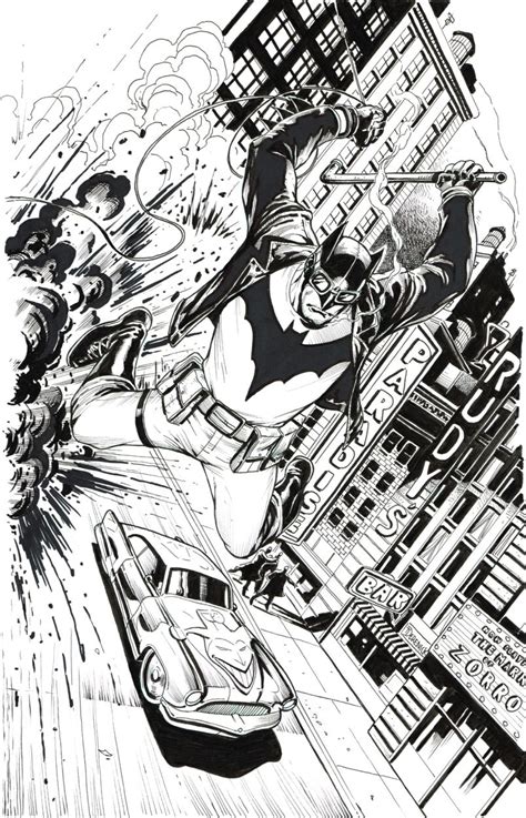 Rockabilly Batman Tom Derenick Wb Batman Comic Art Batman