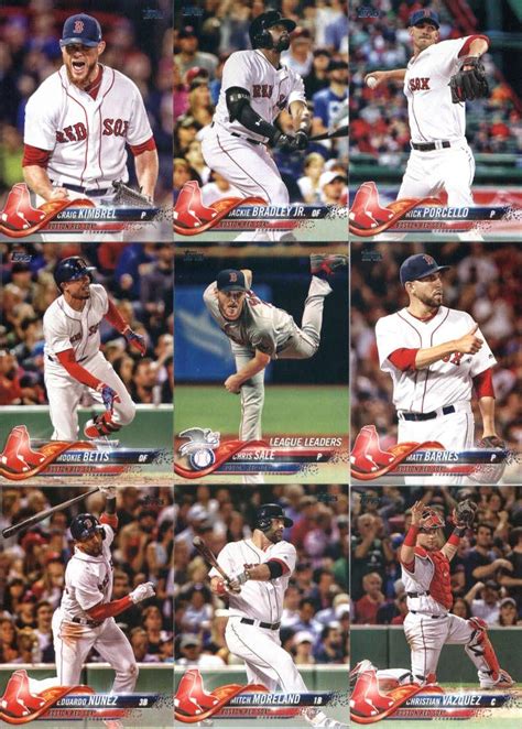 Amazon Com Topps Boston Red Sox Team Set Of Baseball Cards