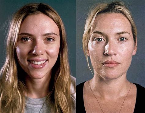 Scarlett Johanasson And Kate Winslet With No Makeup For Vanity Fair