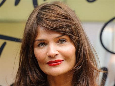 Helena Christensen Promotes Swimsuit Sale With Flashdance Inspired