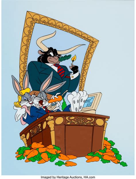 Bugs Bunny And Daffy Duck More Bull Than The Market Can Bear Lot