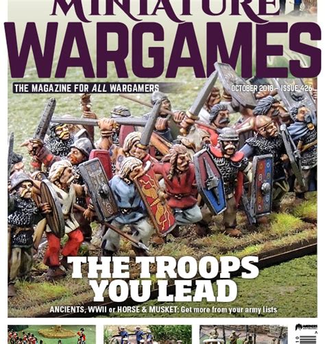 Issue 426 Of Miniature Wargames Is Almost With Us What Glittering Gems